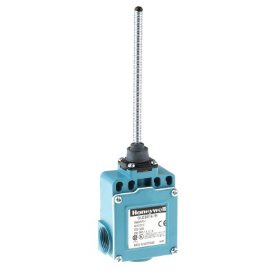 Honeywell Technologies GLE Series Coil Spring Limit Switch, DPDT, IP66, Die Cast Zinc Epoxy Coated Housing, 240V GLEB01E7B