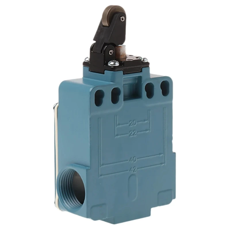 Honeywell Technologies GLE Series Roller Lever Limit Switch DPDT IP67 Die Cast Zinc Epoxy Coated Housing 240V AC 6A GLEB01D