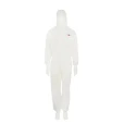 3M White Disposable Coverall, Size M, Anti-Static, Nuclear Resistant, Liquid and Dust Protection, SMS Fabric with Hood 4520WM