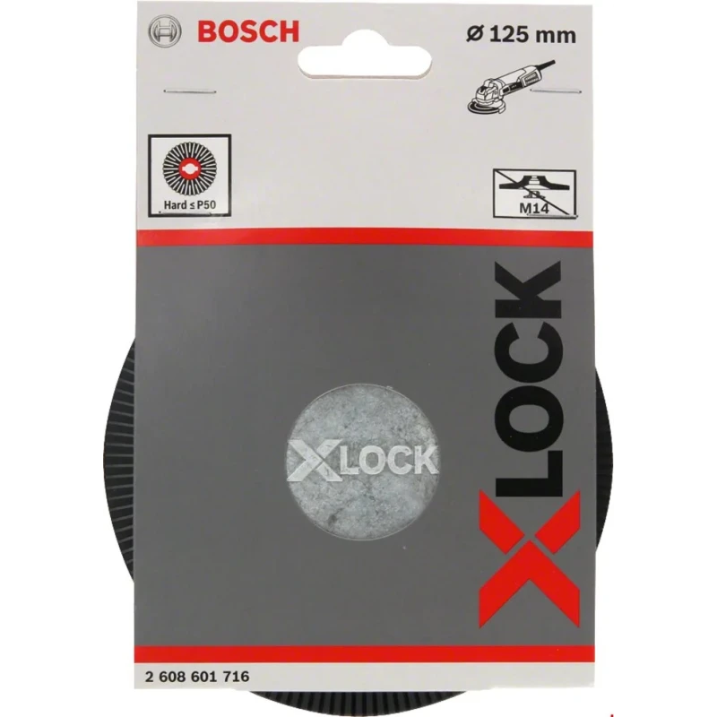 Bosch Backing Pad X-Lock Backing Pad for Use with Coated Abrasives On Angle Grinders 2608601716