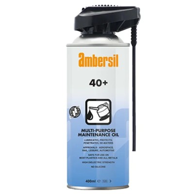 Ambersil 40+ Protective Lubricant Multi Purpose Oil Aerosol 400 ml 33180-AB