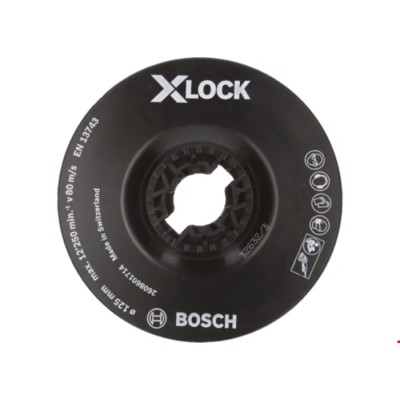 Bosch Backing Pad X-Lock Backing Pad for Use with Coated Abrasives on Angle Grinders 2608601714