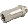 RS PRO Pneumatic Non Return Valve 8 bar Inlet Male Threaded Outlet Female Threaded 187-5697