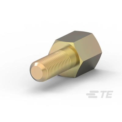 TE Connectivity AMPLIMITE Series Female Black Steel Screw Lock for Use With All Plastic Right Angle Connectors 5207953-2