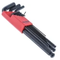 Bondhus 9 Piece L Metric Hex Key Set Black Steel Ball End Hex Sizes 1.5 to 10 mm BLX9MM