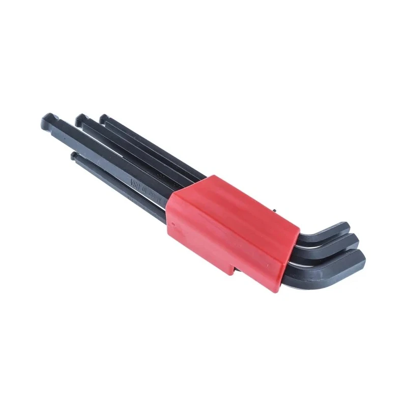 Bondhus 9 Piece L Metric Hex Key Set Black Steel Ball End Hex Sizes 1.5 to 10 mm BLX9MM
