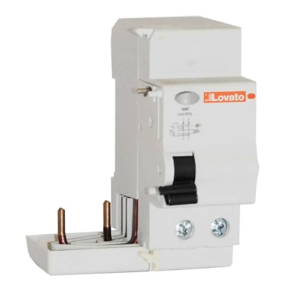 Lovato Electric Residual Current Circuit Breaker 63A 2-Pole 30mA Type A 230V AC 400V AC P1RA