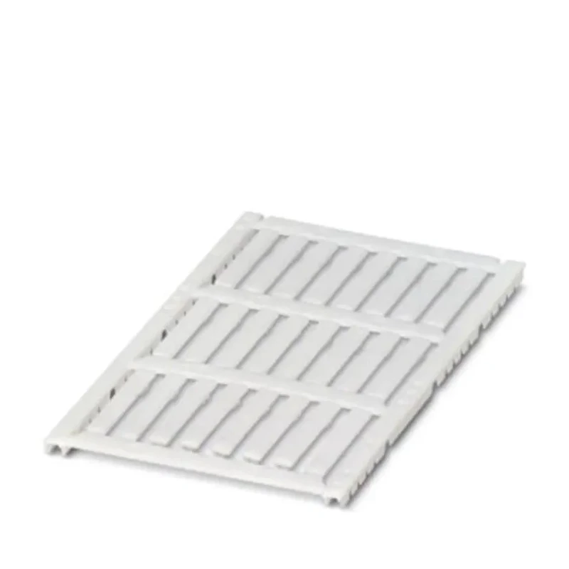 Phoenix Contact Panel Marker, White Polycarbonate, 30 mm Length, 5 mm Width, 24 Labels, Model 0801505