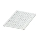 Phoenix Contact White Polycarbonate Cable Marker for 0.6 to 5 mm Cable, Size 4mm x 15mm, Model 0801446
