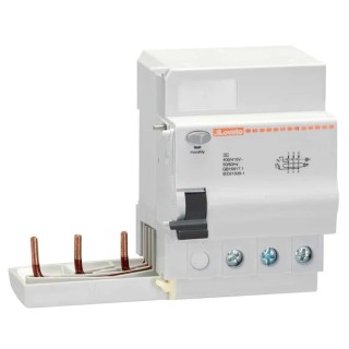 Lovato Electric Residual Current Circuit Breaker 63A, 3-Pole, 30 mA Sensitivity, Type A, 230V AC / 400V AC P1RA