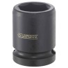 Expert by Facom 17 mm Metric Standard Impact Socket 1/2 in Drive Square Blackened Chrome Molybdenum Steel 38mm Length E113497