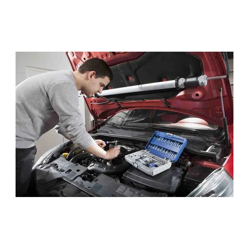 Expert by Facom 42-Piece 1/4 in Standard Socket Set Drive Size 1/4 in, Socket Sizes 4 to 14 mm E030702