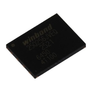 Winbond NOR 256 MB Quad-SPI Flash Memory 8-Pin WSON W25Q256JVEIQ