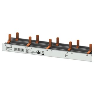Siemens Copper SENTRON 3 Phase Busbar 230 V 63 A Current Rating 35.2 mm Pitch 5ST3775-0