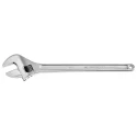 Facom Adjustable Wrench 62 mm Jaw Capacity 612 mm Overall Length Metal Handle Chrome Vanadium Steel 113C.24C