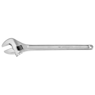 Facom Adjustable Wrench 62 mm Jaw Capacity 612 mm Overall Length Metal Handle Chrome Vanadium Steel 113C.24C