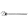 Facom Adjustable Wrench 62 mm Jaw Capacity 612 mm Overall Length Metal Handle Chrome Vanadium Steel 113C.24C