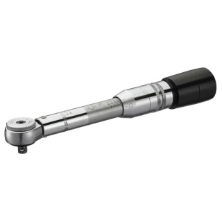 Facom Click Torque Wrench 1 To 5 Nm, 1/4 in Square Drive, Chrome Vanadium Steel, 197mm Overall R.306-5
