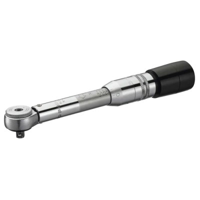 Facom Click Torque Wrench 1 To 5 Nm, 1/4 in Square Drive, Chrome Vanadium Steel, 197mm Overall R.306-5