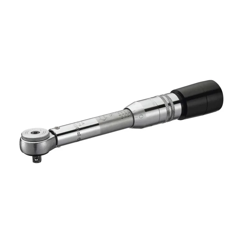 Facom Click Torque Wrench 1 To 5 Nm, 1/4 in Square Drive, Chrome Vanadium Steel, 197mm Overall R.306-5