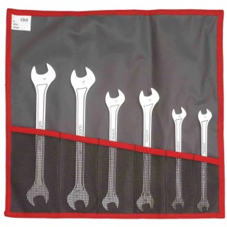 Facom 8-Piece Spanner Set Sizes 6x7, 8x9, 10x11, 12x13, 14x15, 16x17, 18x19, 22x24 mm 31.JE8T