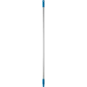 Vikan Blue Anodised Aluminium, Polypropylene Mop Handle 1.46 m Euro Threaded 25mm Diameter 29593