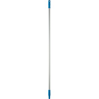 Vikan Blue Anodised Aluminium, Polypropylene Mop Handle 1.46 m Euro Threaded 25mm Diameter 29593