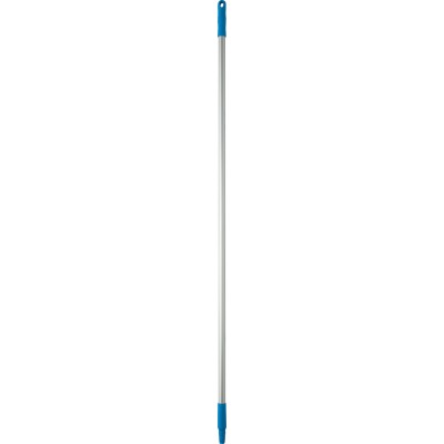 Vikan Blue Anodised Aluminium, Polypropylene Mop Handle 1.46 m Euro Threaded 25mm Diameter 29593