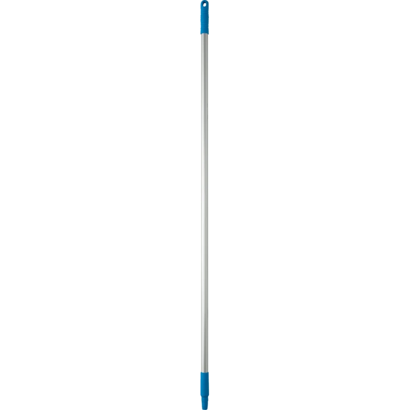 Vikan Blue Anodised Aluminium, Polypropylene Mop Handle 1.46 m Euro Threaded 25mm Diameter 29593