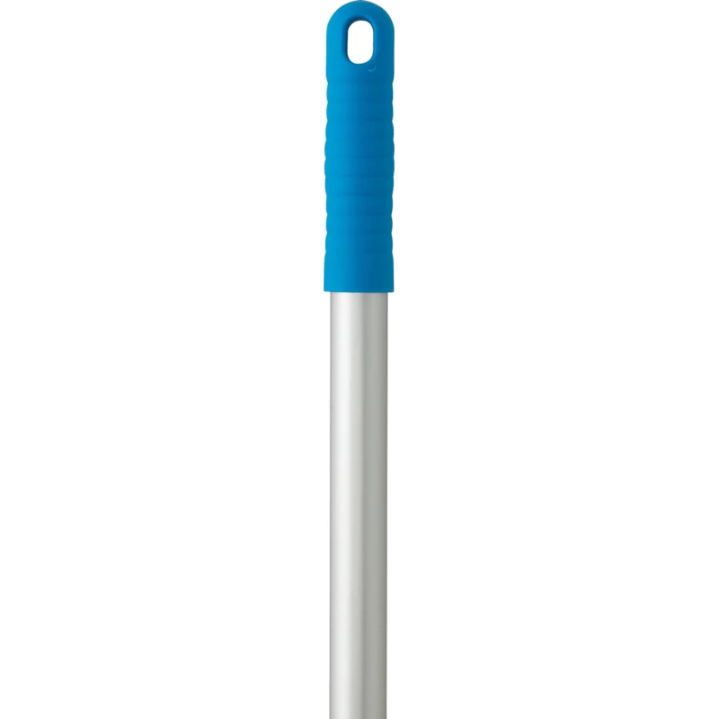 Vikan Blue Anodised Aluminium, Polypropylene Mop Handle 1.46 m Euro Threaded 25mm Diameter 29593
