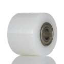 LAG White Polyamide Trolley Wheel 600 kg Load Capacity, 82mm Diameter, 60mm Width, Ball Bearing Hub 4385 CC