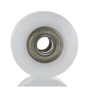 LAG White Polyamide Trolley Wheel 600 kg Load Capacity, 82mm Diameter, 60mm Width, Ball Bearing Hub 4385 CC