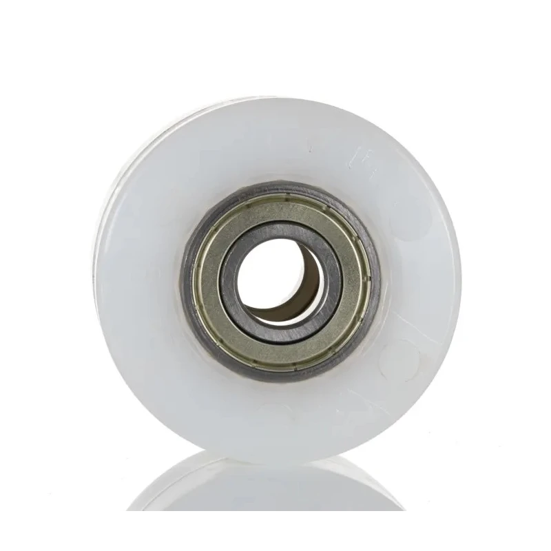 LAG White Polyamide Trolley Wheel 600 kg Load Capacity, 82mm Diameter, 60mm Width, Ball Bearing Hub 4385 CC