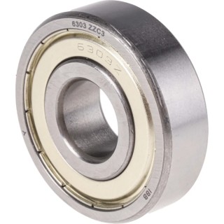 RS PRO Single Row Deep Groove Ball Bearing 17 mm ID, 47 mm OD, 14 mm Width, Shielded, C3 Internal Clearance 6303-2Z/C3