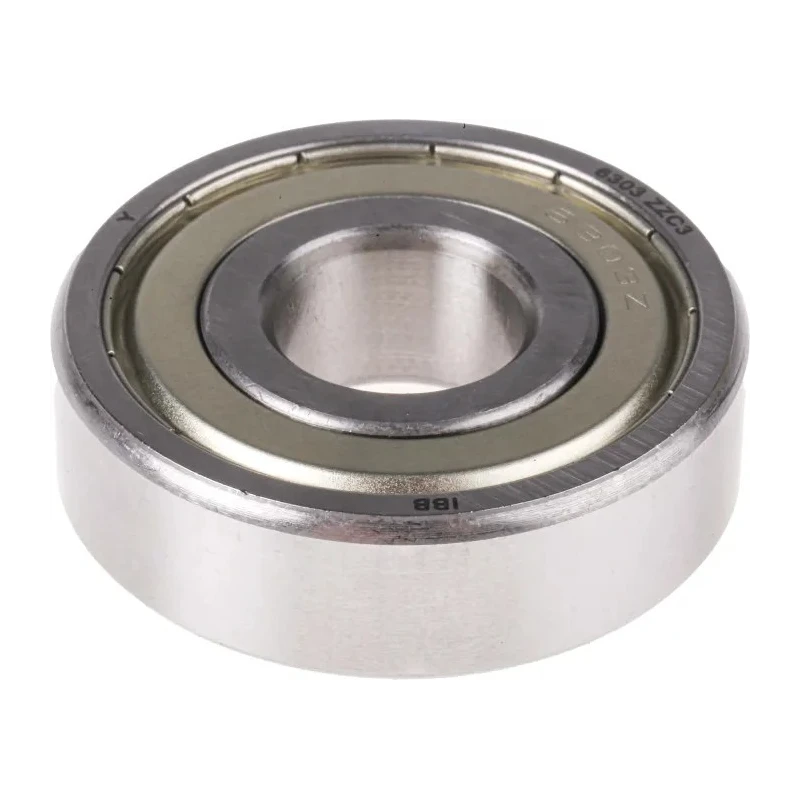 RS PRO Single Row Deep Groove Ball Bearing 17 mm ID, 47 mm OD, 14 mm Width, Shielded, C3 Internal Clearance 6303-2Z/C3