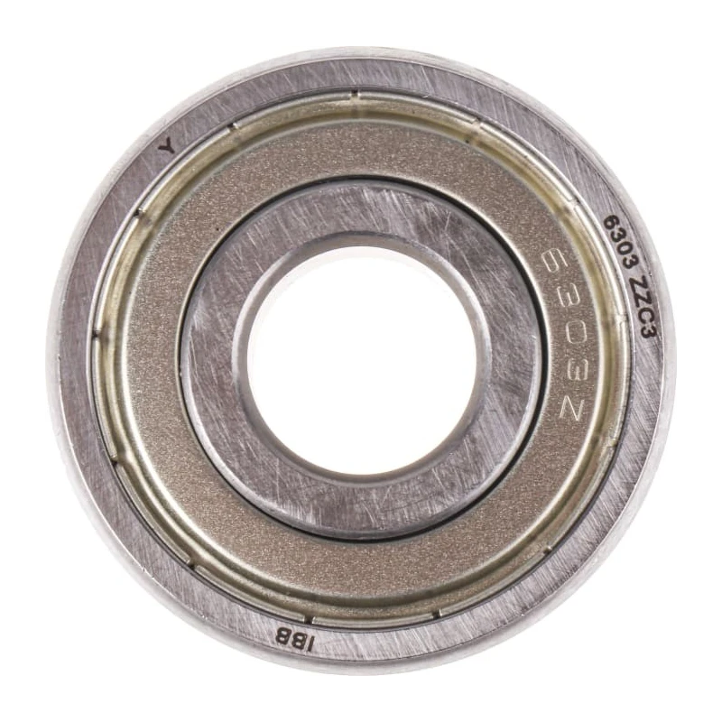 RS PRO Single Row Deep Groove Ball Bearing 17 mm ID, 47 mm OD, 14 mm Width, Shielded, C3 Internal Clearance 6303-2Z/C3