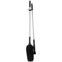 Vikan Black Dustpan & Brush for Cleaning, Polyethylene Terephthalate Bristles, Polypropylene Pan, 330mm Length, Model 56659