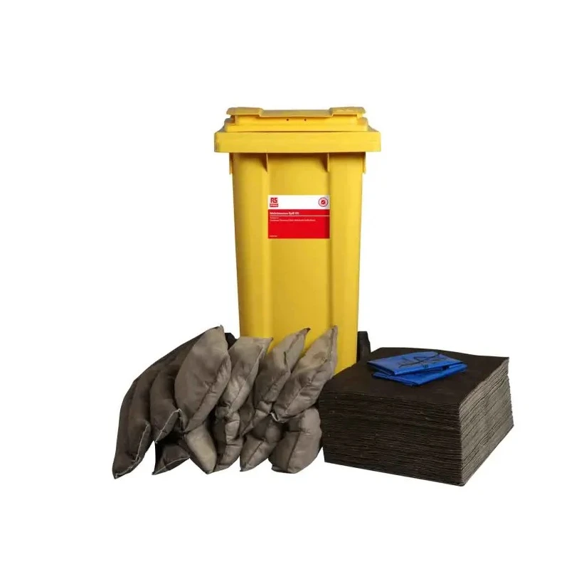 RS PRO Maintenance Spill Kit 105L Absorbent Capacity, Includes Socks, Pads, Pillows, Hazard Bags 189-0076
