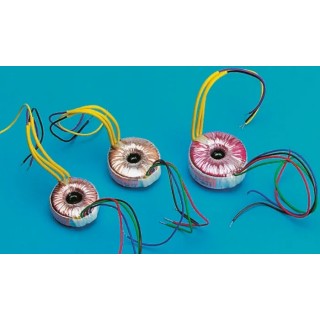Nuvotem Talema Toroidal Transformer 230 V ac Primary, 2 x 18 V ac Secondary, 2 Outputs, 1.6 VA, EN60065 Class II 60004