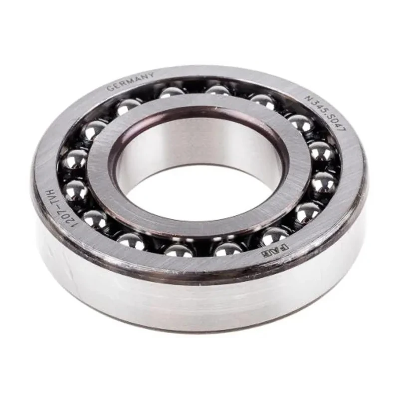 FAG 35 mm Inside Diameter 2 Row Self-Aligning Ball Bearing Polyamide Cage Steel Balls Model 1207-TVH-C3