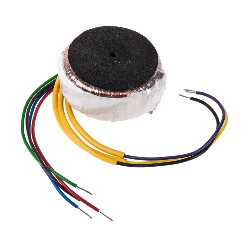 Nuvotem Talema 230 V ac 2 x 12 V ac Toroidal Transformer 2 Output 7 VA BS415 Class II 60032