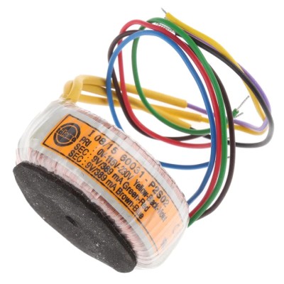 Nuvotem Talema Toroidal Transformer 230 V AC Primary, 2 x 9 V AC Secondary, 7 VA 2 Output 60031