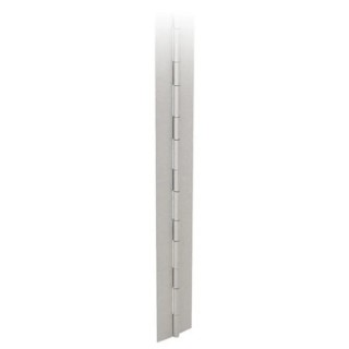 Pinet Raw Aluminium Piano Style Hinge with Knuckle Pin 2 m Length 60 mm Width 2 mm Thickness Model 41-1-3523