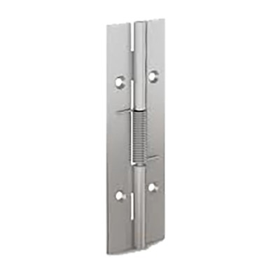 Pinet Raw Steel Spring Hinge with Spring Loaded Pin 120mm Length x 40mm Width x 1.5mm Thickness 71-1-3802