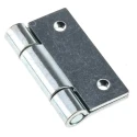 Pinet Zinc Plated Steel Butt Hinge with Removable Pin, Screw Fixing, 50 mm x 50 mm x 2 mm 50-7-3581