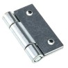 Pinet Zinc Plated Steel Butt Hinge with Removable Pin, Screw Fixing, 50 mm x 50 mm x 2 mm 50-7-3581