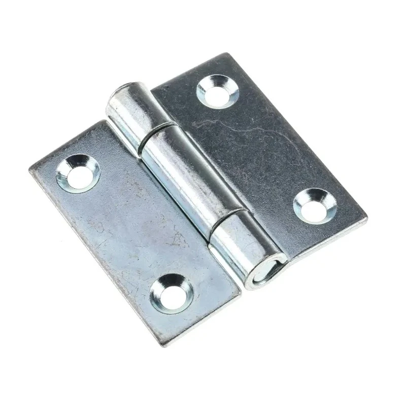 Pinet Zinc Plated Steel Butt Hinge with Removable Pin, Screw Fixing, 50 mm x 50 mm x 2 mm 50-7-3581