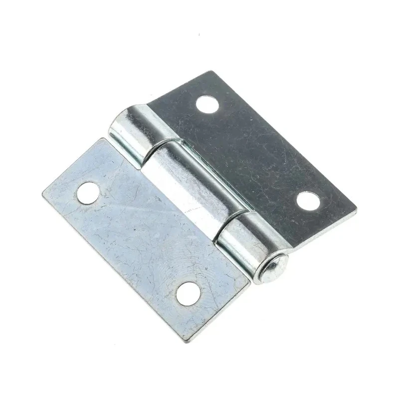 Pinet Zinc Plated Steel Butt Hinge with Removable Pin, Screw Fixing, 50 mm x 50 mm x 2 mm 50-7-3581