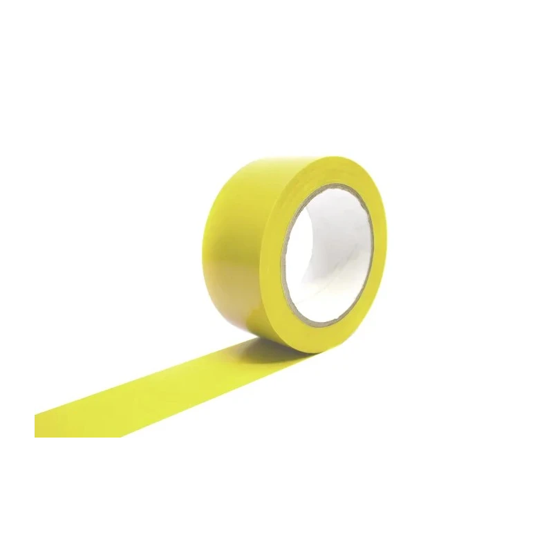 Coba Europe Yellow Polyvinyl Chloride Hazard Tape 50mm Width 33m Length 15μm Thickness TP070002