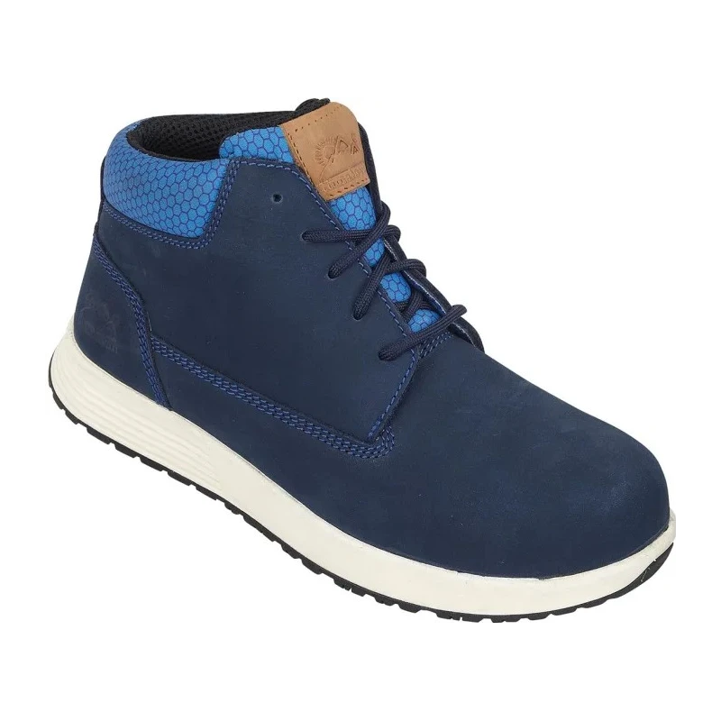 Himalayan Navy Non-Metallic Toe Capped Unisex Safety Boots Size EU 40, UK 6.5, Composite Midsole, SRC Slip 4410NV065